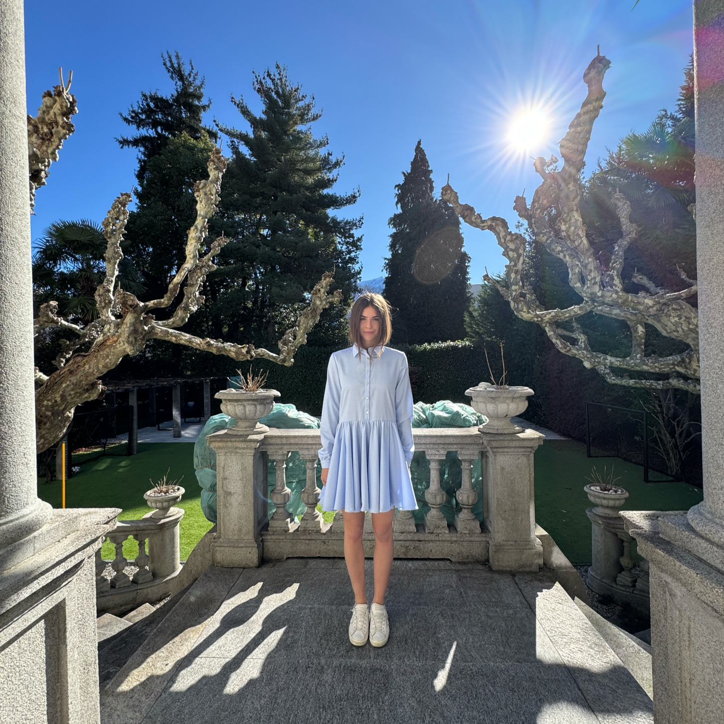 OLA Oxfort cotton B.Blue