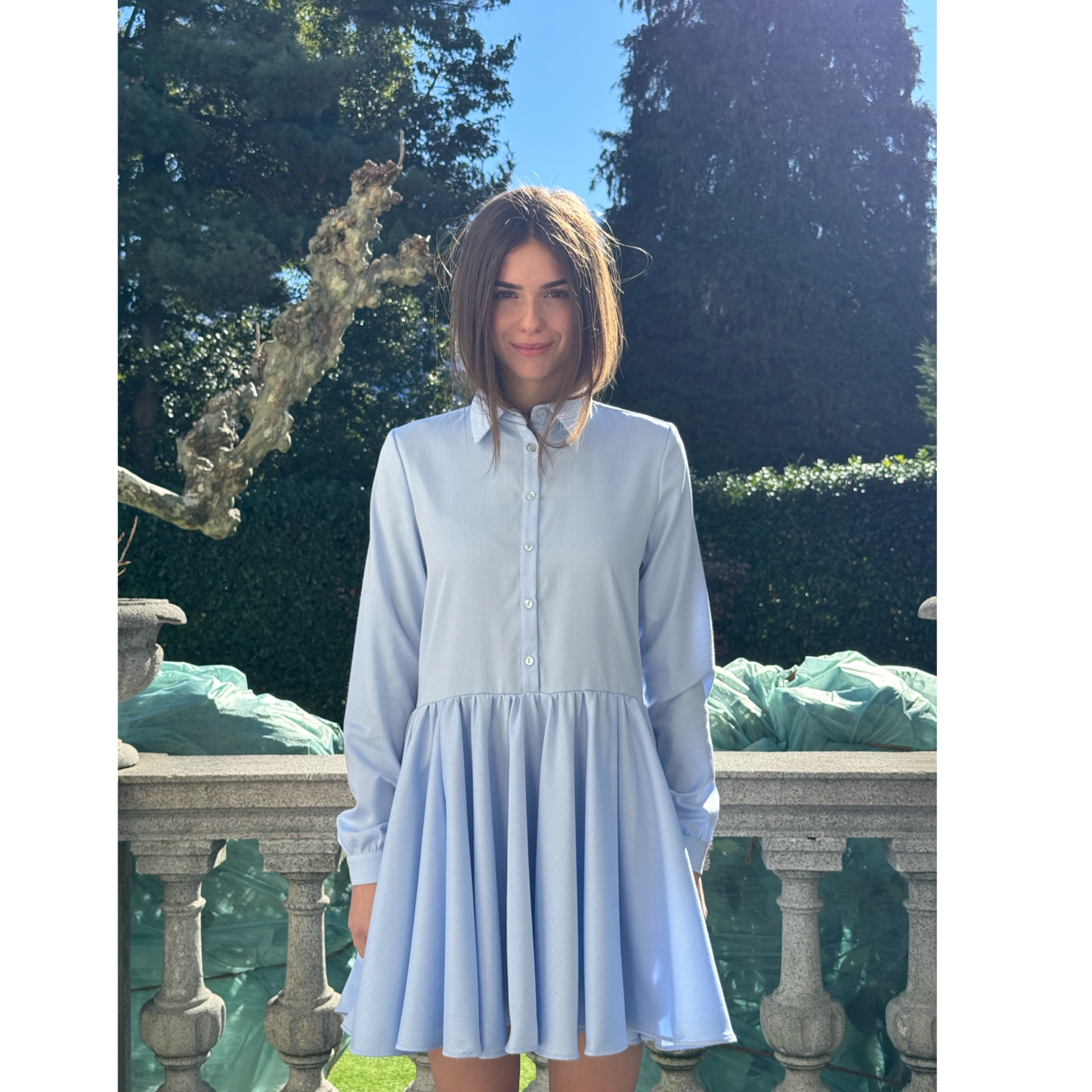 OLA Oxfort cotton B.Blue