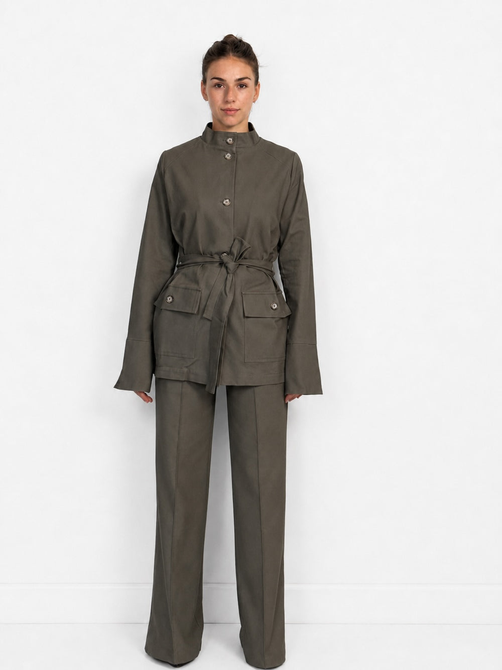 Prada Uniform Style Green Jacket.