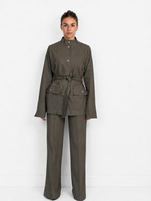Prada Uniform Style Green Jacket.