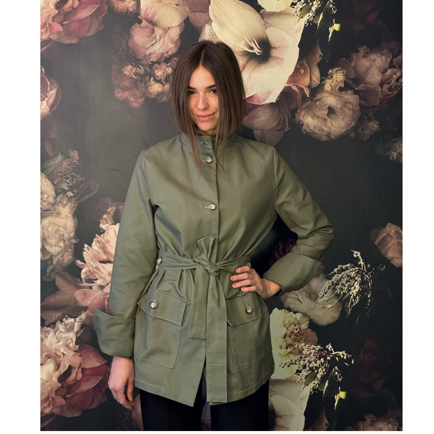 Prada Uniform Style Green Jacket.