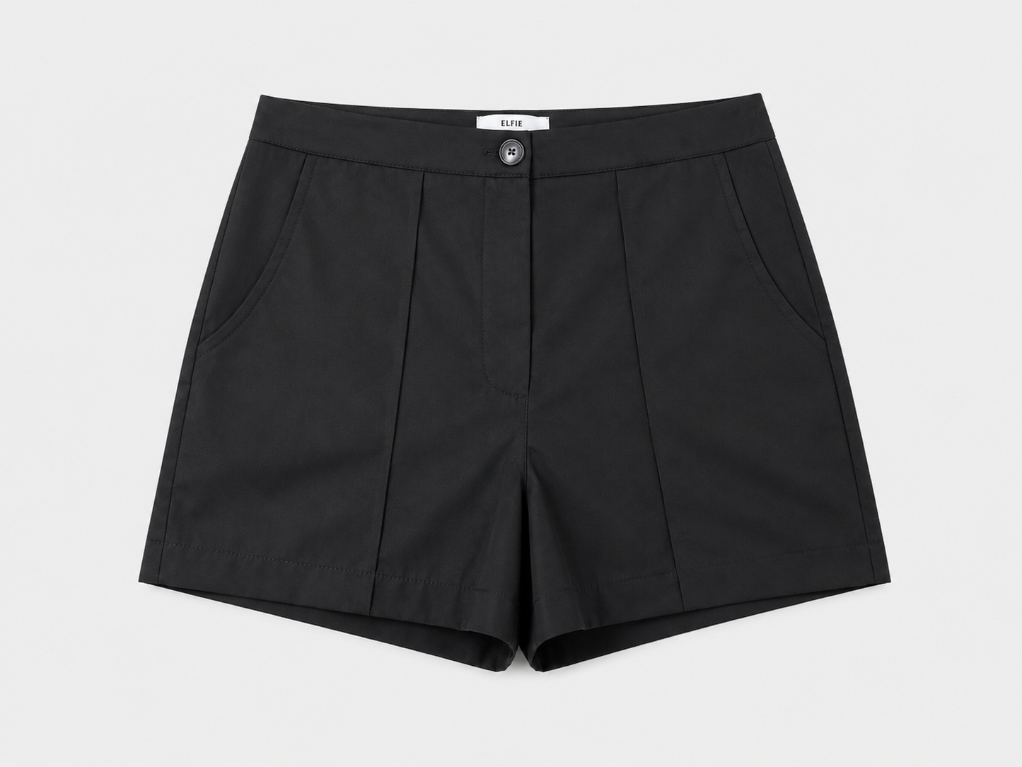 REGULA Black Cotton Shorts