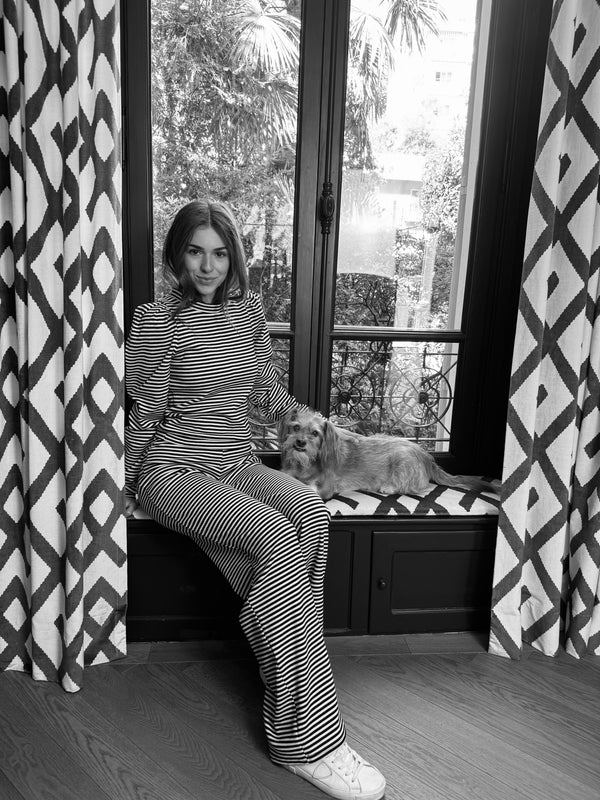 Jogging VERO Black/White Stripes